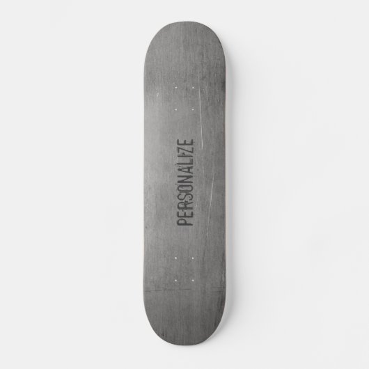 Gebürstete Metallbeschaffenheit Skateboard (Vorderseite)