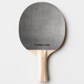 Gebürstete Metallbeschaffenheit Tischtennis Schläger (Rückseite)