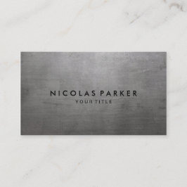 Gebürstete Metallbeschaffenheit Visitenkarte