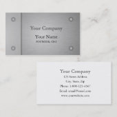Gebürstete MetallVisitenkarte Visitenkarte (Vorne/Hinten)