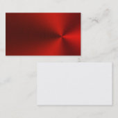 Gebürstete rote MetallVisitenkarten Visitenkarte (Vorne/Hinten)