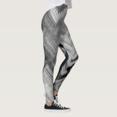 Gebürstete StahlLeggings durch Künstler C.L. Brown Leggings (Rechts)