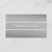 Gebürstete Visitenkarte (Rückseite)