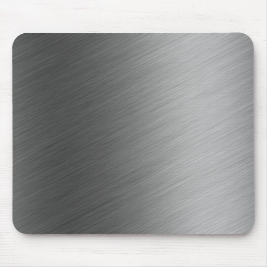 Gebürsteter Aluminiummetallblick Mousepad (Vorne)