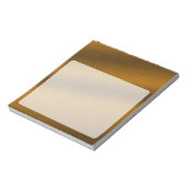 Gebürsteter Bronze-Hintergrund Notizblock (Rotiert)