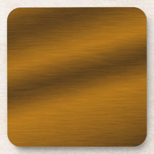 Gebürsteter Bronzehintergrund Untersetzer