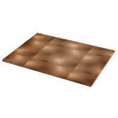 Gebürsteter kupferner Blick Schneidebrett (Ecke)