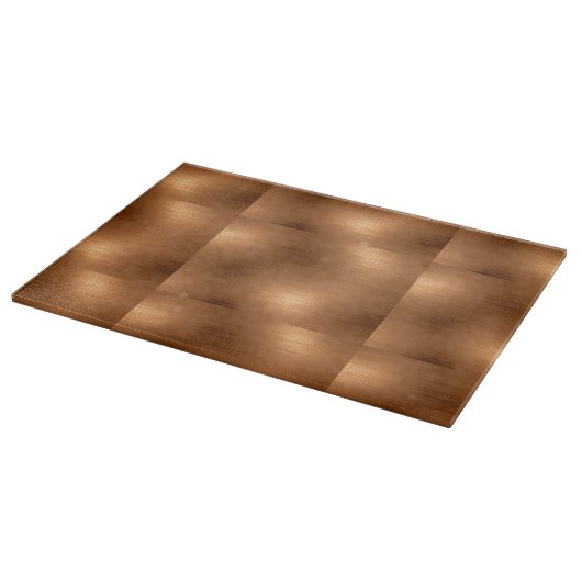 Gebürsteter kupferner Blick Schneidebrett (Ecke)