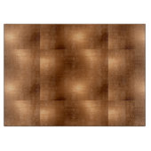 Gebürsteter kupferner Blick Schneidebrett (Vorderseite)