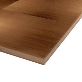 Gebürsteter kupferner Blick Schneidebrett (Ecke)