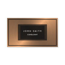 Gebürsteter kupferner metallischer Blick,