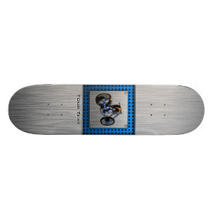 Gebürsteter Metall-Blick Chopper Skateboard