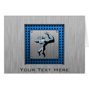 Gebürsteter Metallblick Bodybuilder