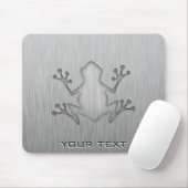 Gebürsteter Metallblick Frosch Mousepad (Mit Mouse)