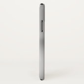 Gebürsteter Metallpersonalisierter Name Case-Mate iPhone Hülle (Hinten/Rechts)