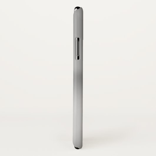 Gebürsteter Metallpersonalisierter Name Case-Mate iPhone Hülle (Hinten/Rechts)