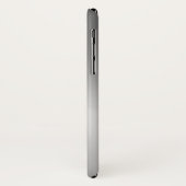 Gebürsteter Metallpersonalisierter Name Case-Mate iPhone Hülle (Hinten/Links)