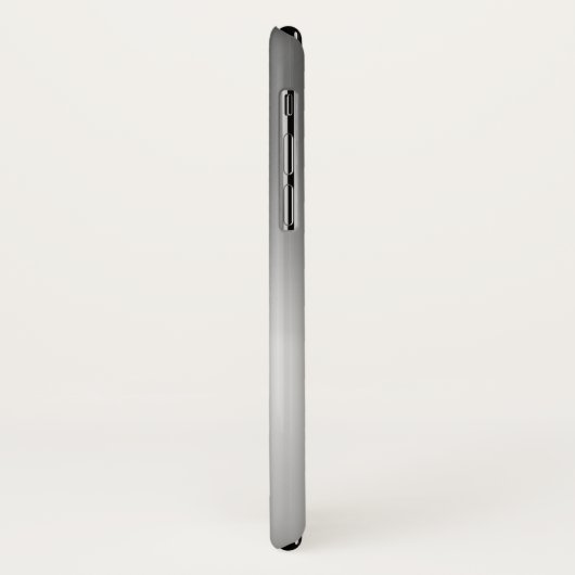 Gebürsteter Metallpersonalisierter Name Case-Mate iPhone Hülle (Hinten/Links)