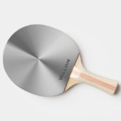 Gebürsteter Metallpersonalisierter Name Tischtennis Schläger (Seitenansicht)