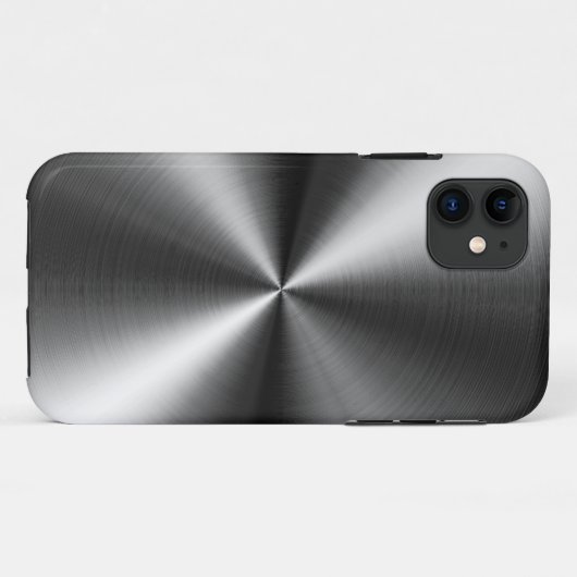 Gebürsteter MetallWirbel Case-Mate iPhone Hülle (Rückseite (Horizontal))