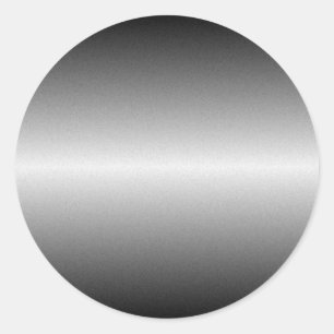 Gebürsteter runder Stahlaufkleber Runder Aufkleber