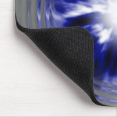 gebürsteter silberner Wormhole 2 Mousepad (Ecke)