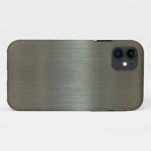 Gebürstetes Aluminium Case-Mate iPhone Hülle (Rückseite (Horizontal))