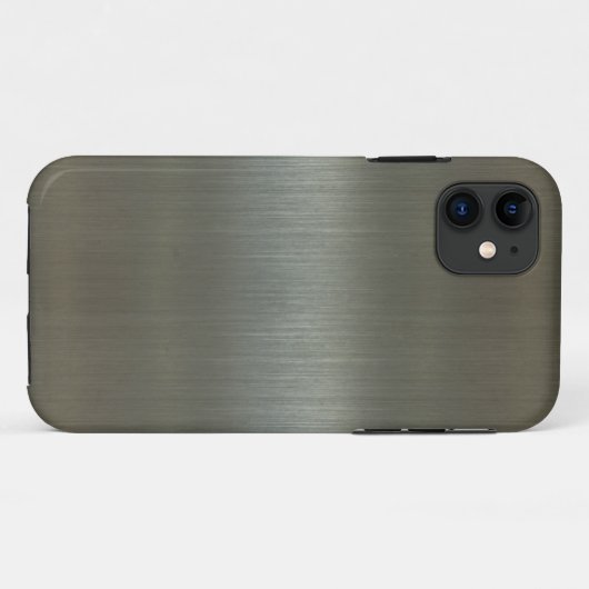 Gebürstetes Aluminium Case-Mate iPhone Hülle (Rückseite (Horizontal))