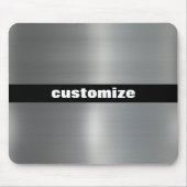 Gebürstetes Aluminium Mousepad (Vorne)