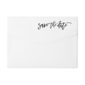 gebürstetes Etikett (Rückseite)