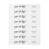 gebürstetes Etikett (Bogen)