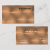 Gebürstetes Kupfer Visitenkarte (Vorne/Hinten)