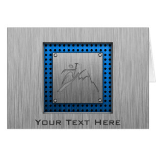 Gebürstetes Metall-Blick Bergsteigen