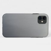 Gebürstetes Metall Case-Mate iPhone Hülle (Rückseite (Horizontal))
