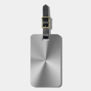 Gebürstetes Metall Gepäckanhänger