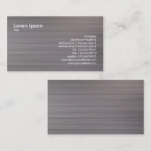 Gebürstetes Metall II Visitenkarte (Vorne/Hinten)