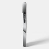 Gebürstetes Metall Tuck and Roll Case-Mate iPhone Hülle (Rückseite / Links)