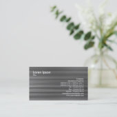 Gebürstetes Metall Visitenkarte (Stehend Vorderseite)