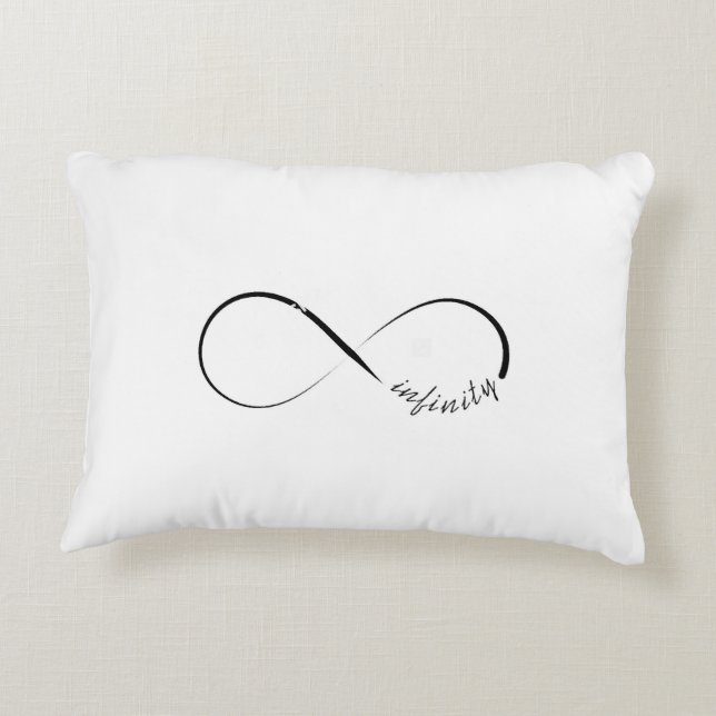 Gebürstetes Polyester-Akzentkissen Zierkissen (Rückseite)