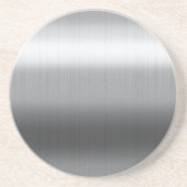 Gebürstetes rostfreies getränkeuntersetzer (Vorne)