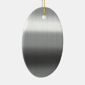 Gebürstetes rostfreies keramikornament (Rechts)