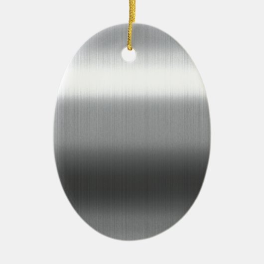 Gebürstetes rostfreies keramikornament (Vorne)