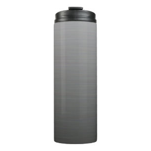 Gebürstetes silbernes Metallic-Look Thermosbecher