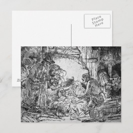 Geburt, 1654 postkarte (Vorne/Hinten)