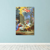 Geburt, 1667 leinwanddruck (Insitu (Holzboden))