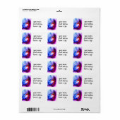 Geburt Adressaufkleber (Vorne)