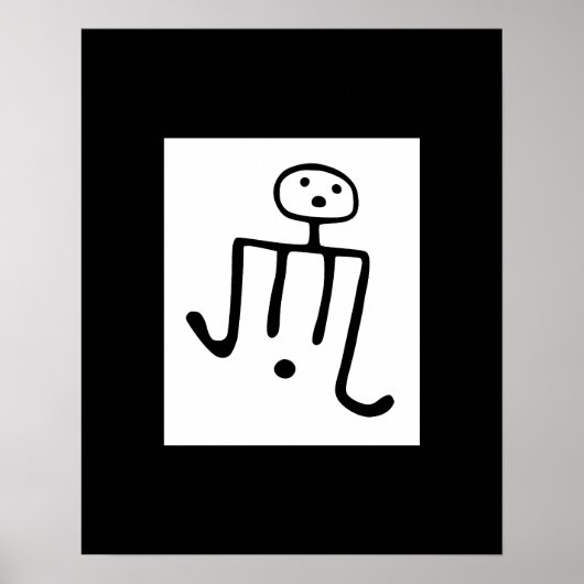 Geburt: Ancient American Petroglyph Poster (Vorne)