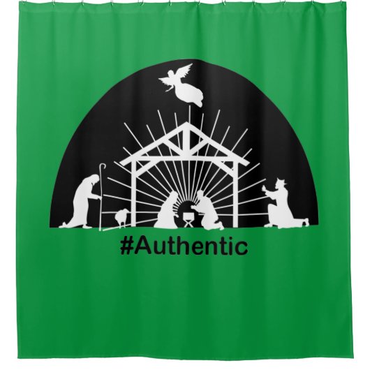 Geburt authentisch duschvorhang (Vorderseite)