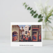 Geburt, Bildung von Fra Angelico Postkarte (Stehend Vorderseite)