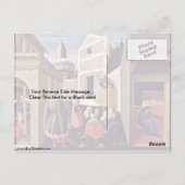 Geburt, Bildung von Fra Angelico Postkarte (Rückseite)